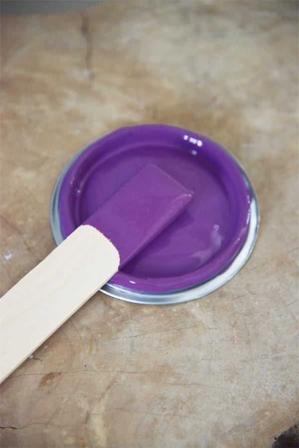 dark purple Vintage chalk Paint autentico look gesso