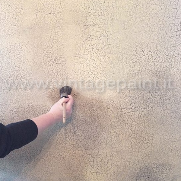 Tecnica Craquele Su Muro Con Vintage Chalk Paint