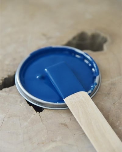 Colore Blu Primario Vintage Paint