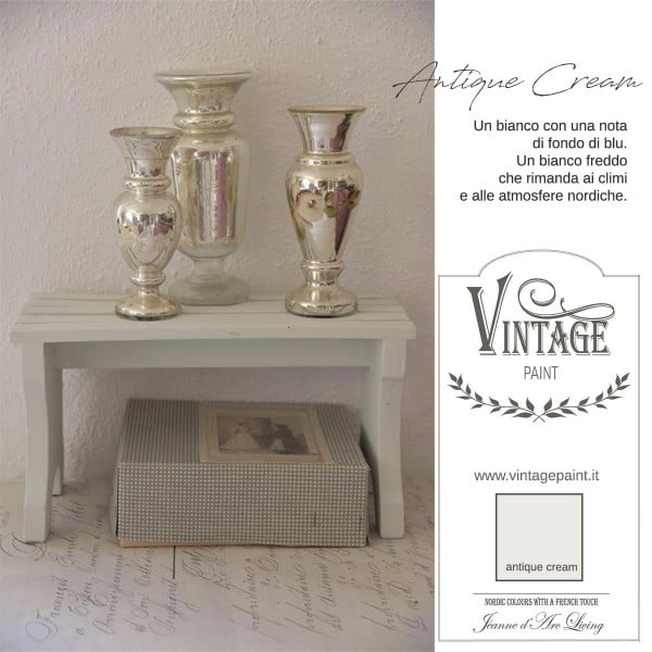 Antique Cream vernice Vintage chalk paint vintagepaint