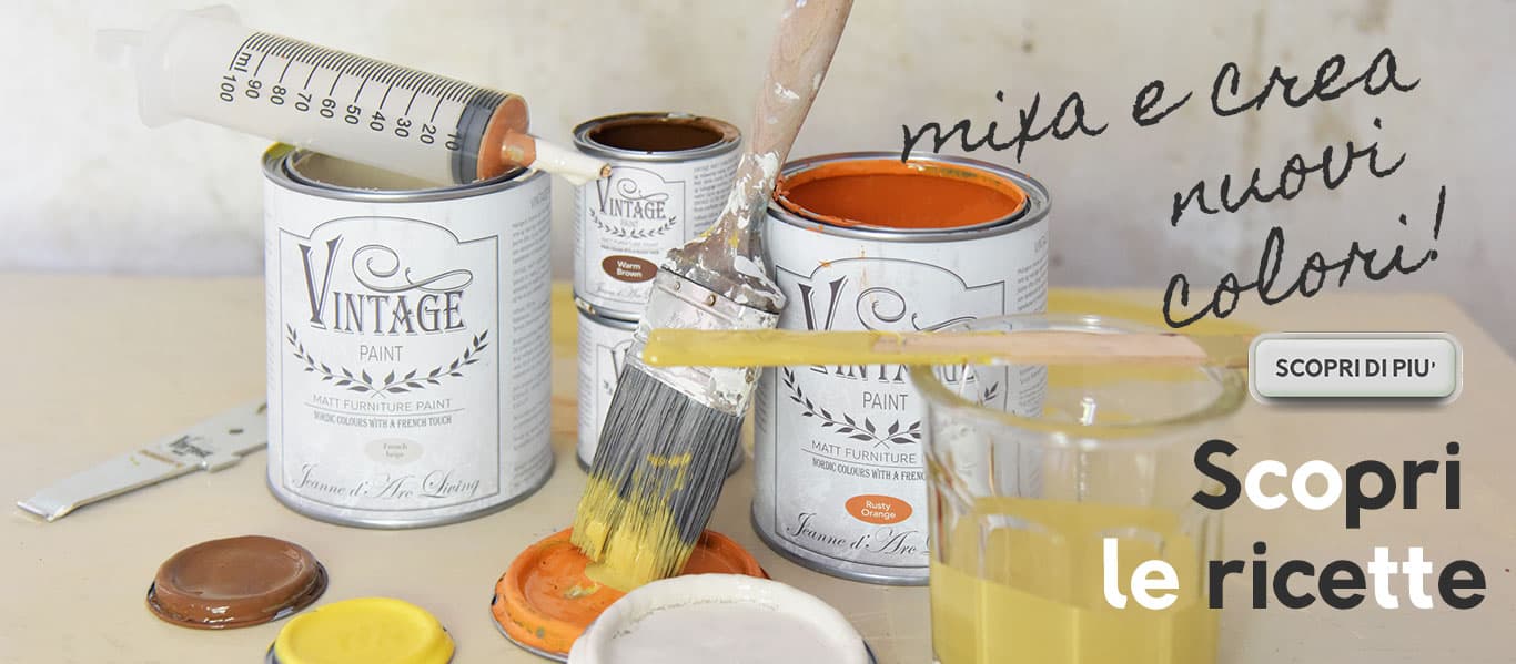 Ricolora i tuoi mobili in stile shabby con la Vintage chalk Paint