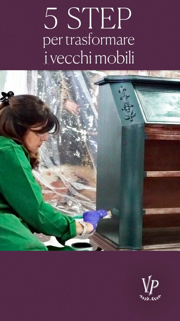 pittura ecologica per ricolorare vecchi mobili