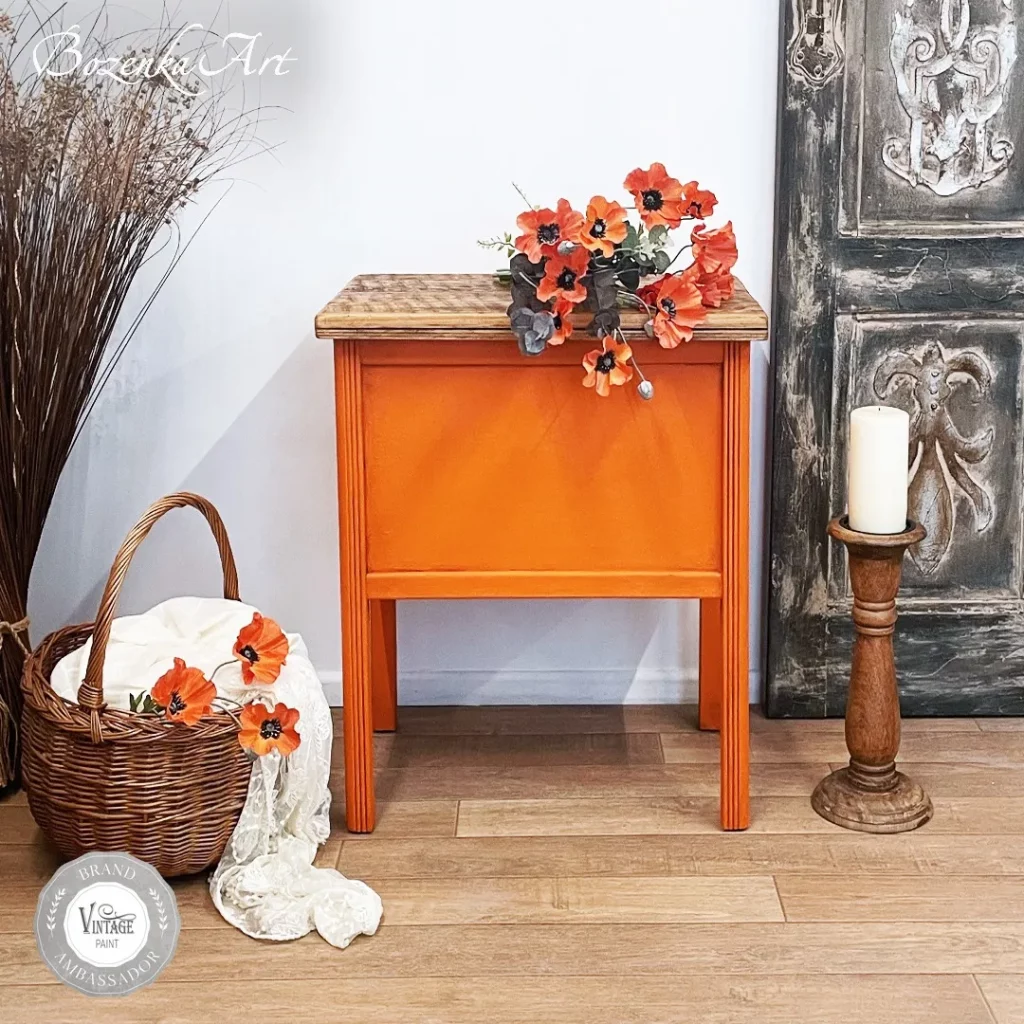 arancione pittura a gesso