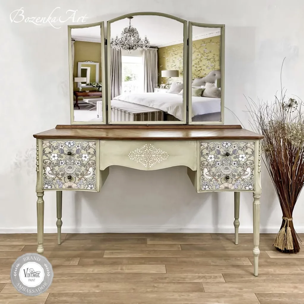 antique green vintage chalk paint