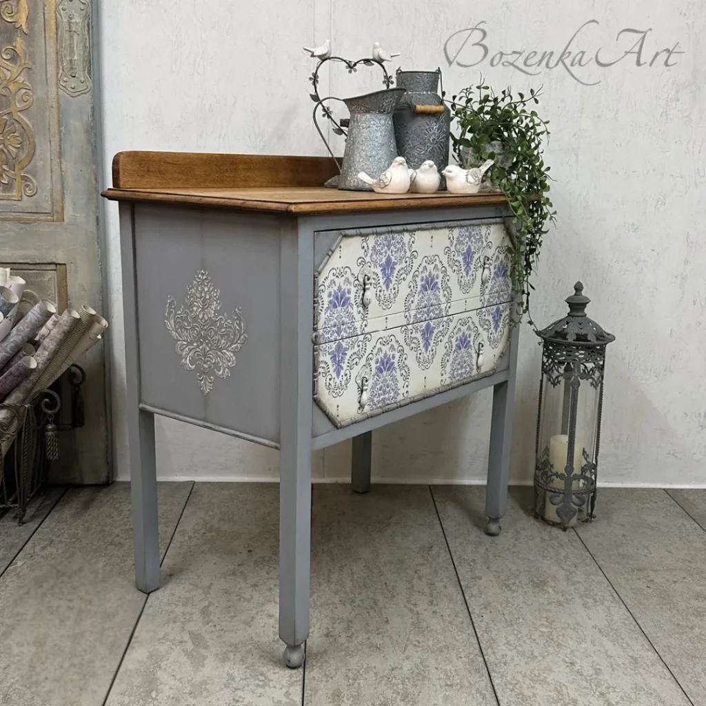 pittura a gesso grigia