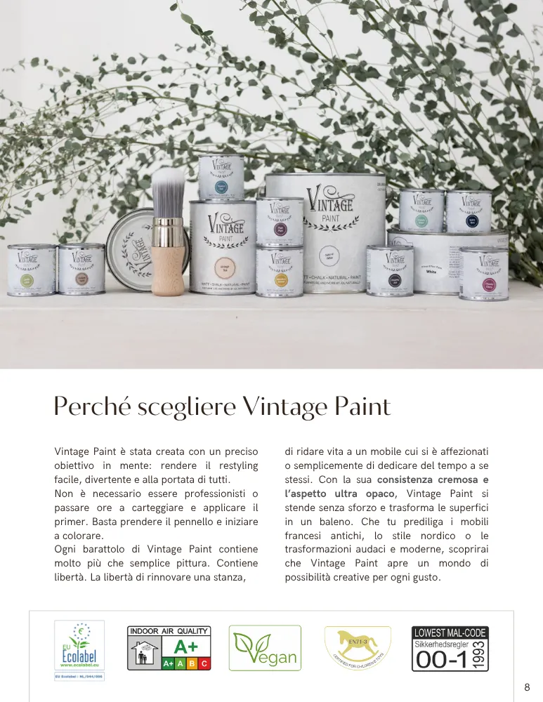 guida vintage chalk paint