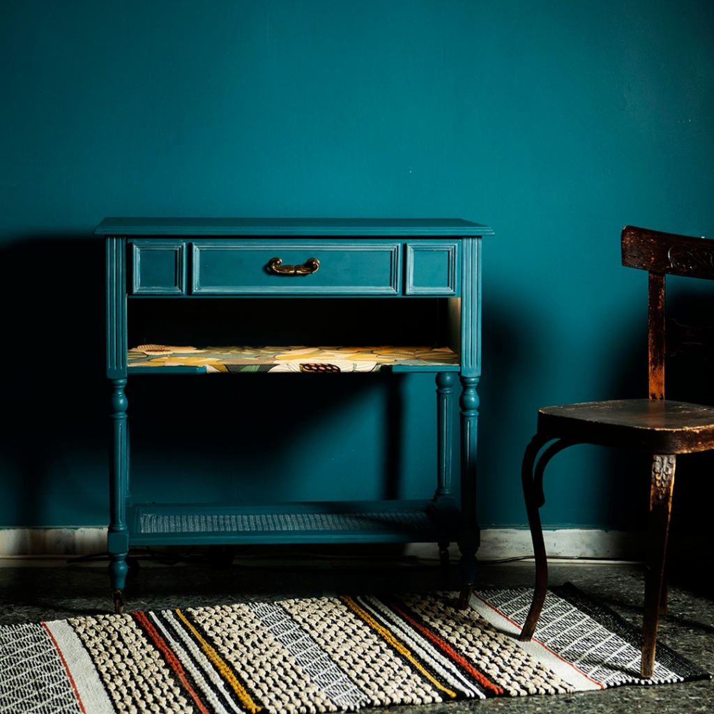 timeless teal vintage paint