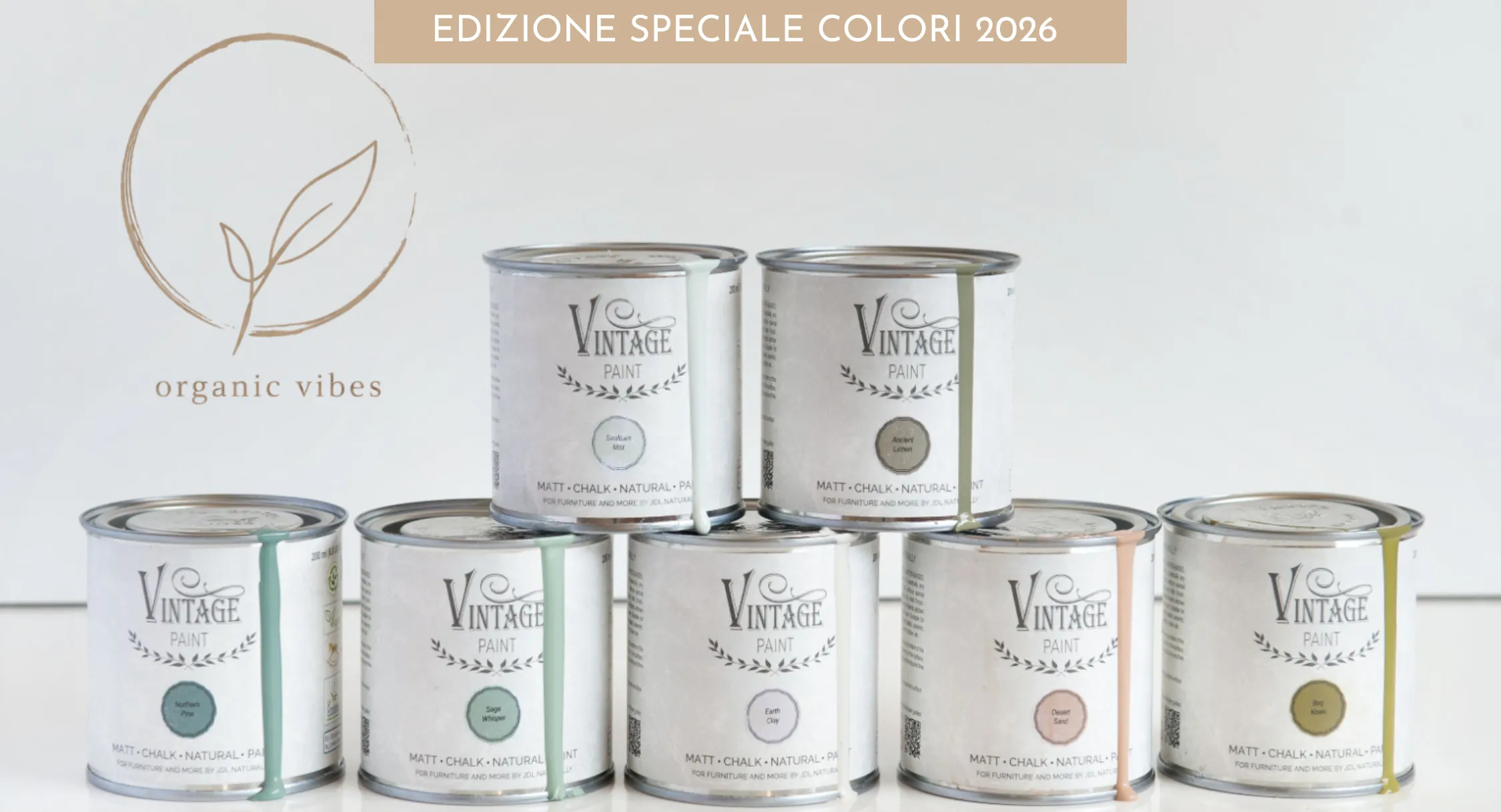 nuovi colori Vintage chalk Paint 2026